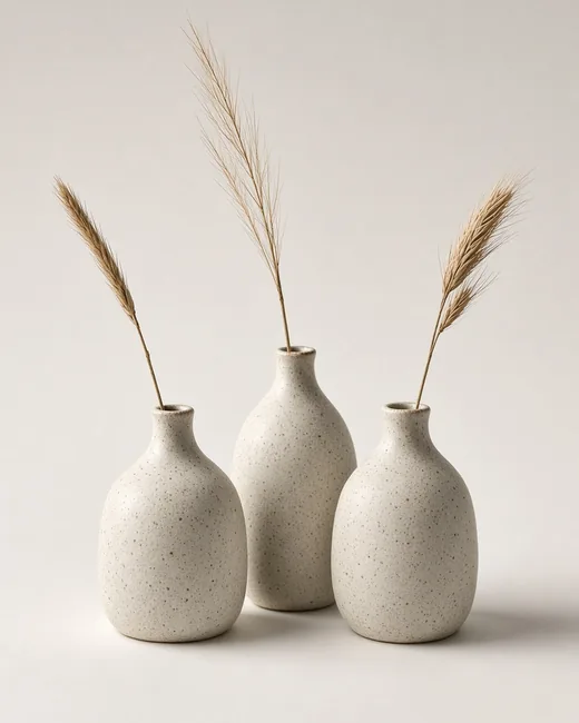 Speckled Bud Vase Set