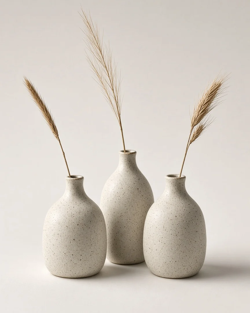 Speckled Bud Vase Set